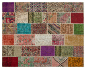 Apex Patchwork Carpet Naturel 20360 246 x 308 cm