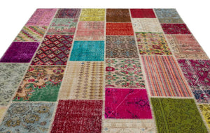 Apex Patchwork Carpet Naturel 20377 247 x 306 cm