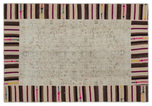 Apex Patchwork Halı Naturel 21736 187 x 278 cm