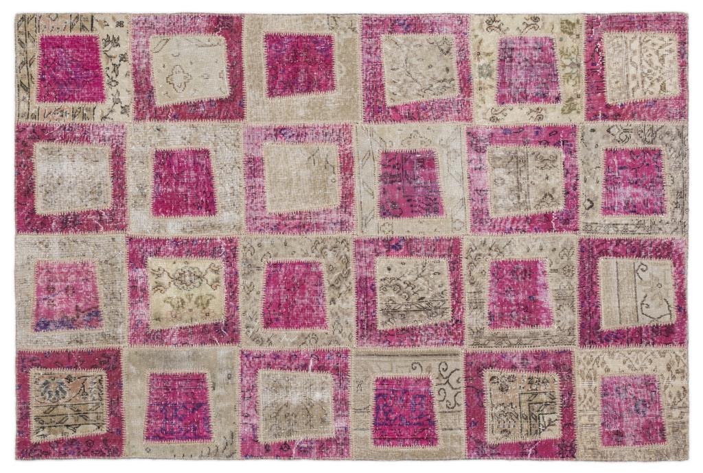 Apex Patchwork Halı Pembe 2022 160 x 230 cm