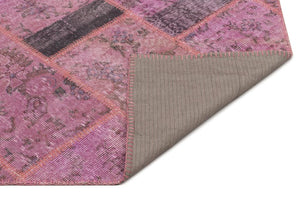 Apex patchwork carpet pink 21576 160 x 233 cm