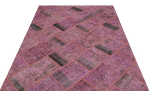 Apex Patchwork Halı Pembe 21576 160 x 233 cm