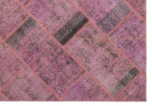 Apex patchwork carpet pink 21576 160 x 233 cm