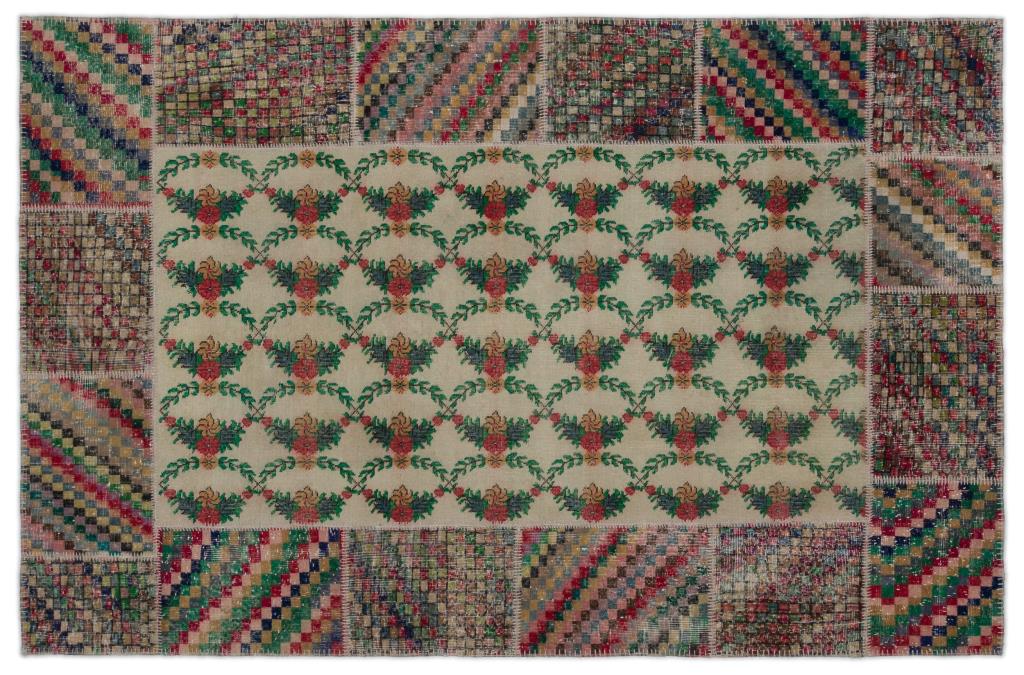 Apex Patchwork Carpet Retro 21750 192 x 293 cm
