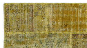 Apex Patchwork Halı Sarı 25884 80 x 150 cm
