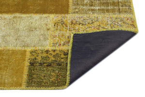 Apex patchwork carpet yellow 26187 80 x 150 cm