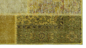 Apex patchwork carpet yellow 26187 80 x 150 cm