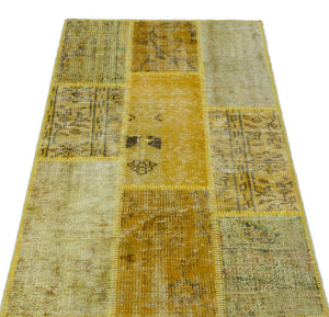 Apex patchwork carpet yellow 26188 80 x 150 cm