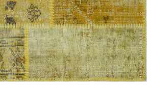 Apex patchwork carpet yellow 26188 80 x 150 cm