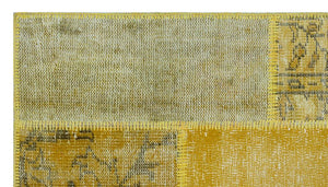 Apex patchwork carpet yellow 26188 80 x 150 cm