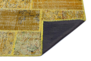 Apex patchwork carpet yellow 26199 80 x 150 cm