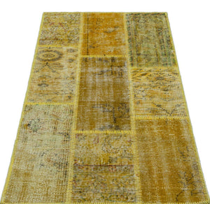Apex Patchwork Halı Sarı 26199 80 x 150 cm