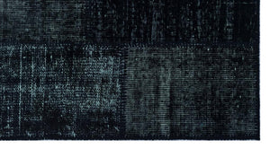 Apex Patchwork Carpet Black 26027 80 x 150 cm