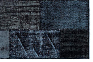Apex Patchwork Carpet Black 26271 120 x 180 cm