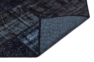 Apex Patchwork Carpet Black 26289 120 x 180 cm