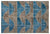 Apex Patchwork Carpet Turquoise 2090 160 x 230 cm