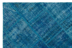 Apex Patchwork Carpet Turquoise 22225 120 x 180 cm