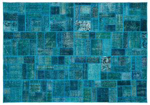 Apex Patchwork Halı Turkuaz 24859 160 x 230 cm