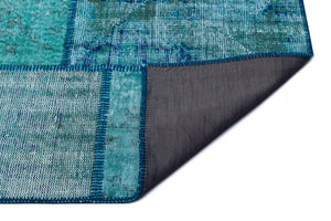 Apex Patchwork Halı Turkuaz 26432 160 x 230 cm