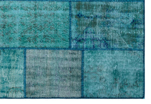 Apex Patchwork Halı Turkuaz 26432 160 x 230 cm