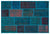 Apex Patchwork Carpet Turquoise 26690 120 x 180 cm