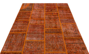 Apex Patchwork Halı Turuncu 25028 160 x 230 cm