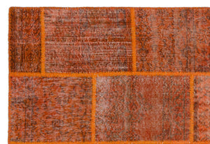 Apex Patchwork Halı Turuncu 25028 160 x 230 cm
