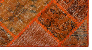Apex Patchwork Halı Turuncu 26107 80 x 150 cm