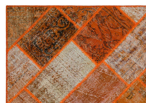 Apex Patchwork Halı Turuncu 26482 160 x 230 cm
