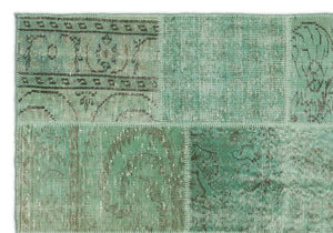 Apex Patchwork Halı Yeşil 20769 160 x 230 cm