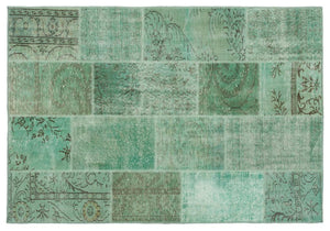 Apex Patchwork Halı Yeşil 20769 160 x 230 cm