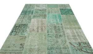 Apex Patchwork Halı Yeşil 20771 160 x 230 cm