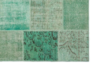 Apex Patchwork Halı Yeşil 20771 160 x 230 cm