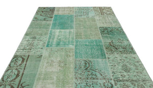 Apex Patchwork Halı Yeşil 20773 160 x 230 cm