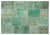 Apex Patchwork Carpet Green 20773 160 x 230 cm