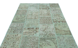 Apex Patchwork Halı Yeşil 20875 160 x 231 cm