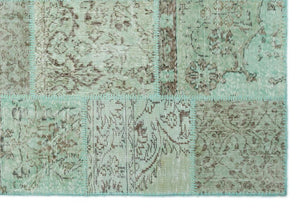 Apex Patchwork Halı Yeşil 20875 160 x 231 cm