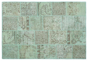 Apex Patchwork Halı Yeşil 20875 160 x 231 cm