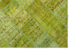 Apex Patchwork Halı Yeşil 20950 161 x 231 cm