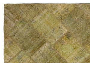 Apex Patchwork Carpet Green 20978 160 x 230 cm