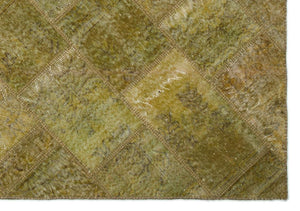 Apex Patchwork Carpet Green 20978 160 x 230 cm
