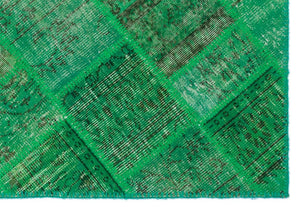 Apex Patchwork Halı Yeşil 22147 120 x 180 cm