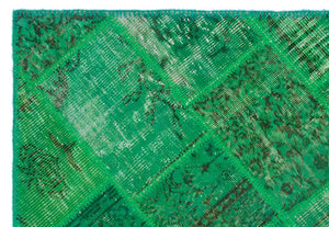 Apex Patchwork Halı Yeşil 22147 120 x 180 cm
