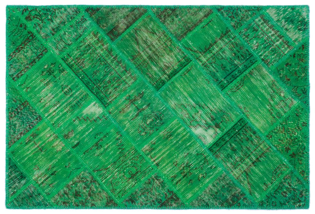 Apex Patchwork Halı Yeşil 24897 120 x 180 cm