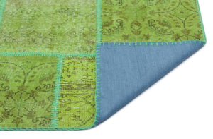 Apex Patchwork Halı Yeşil 24945 160 x 230 cm