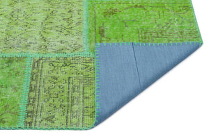 Apex Patchwork Halı Yeşil 24948 160 x 230 cm