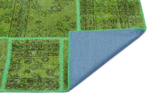 Apex Patchwork Halı Yeşil 24949 160 x 230 cm