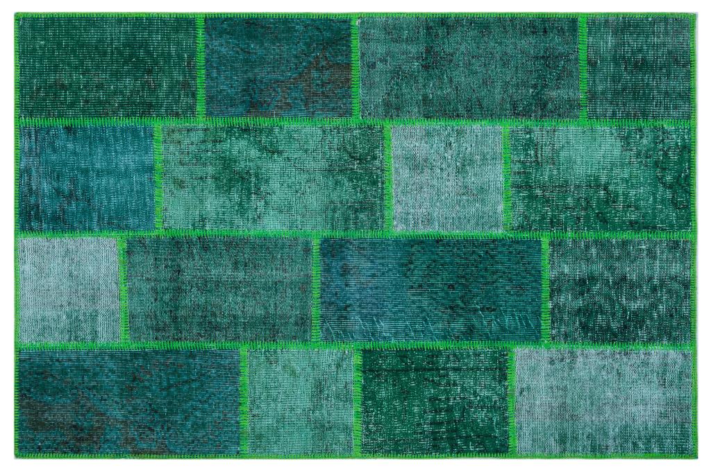 Apex Patchwork Halı Yeşil 26268 120 x 180 cm