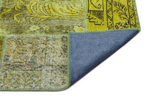 Apex Patchwork Halı Yeşil 26295 160 x 230 cm