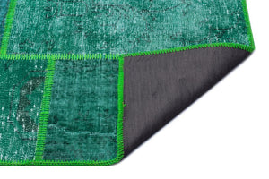 Apex Patchwork Halı Yeşil 26465 160 x 230 cm